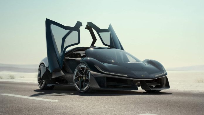 Geely’s Lotus unveiled Theory 1 with 986 hp, 70 kWh battery and weight under 1600 kg
