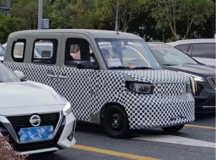 Wuling’s new enlarged Hongguang Mini EV liked vehicle spied in China