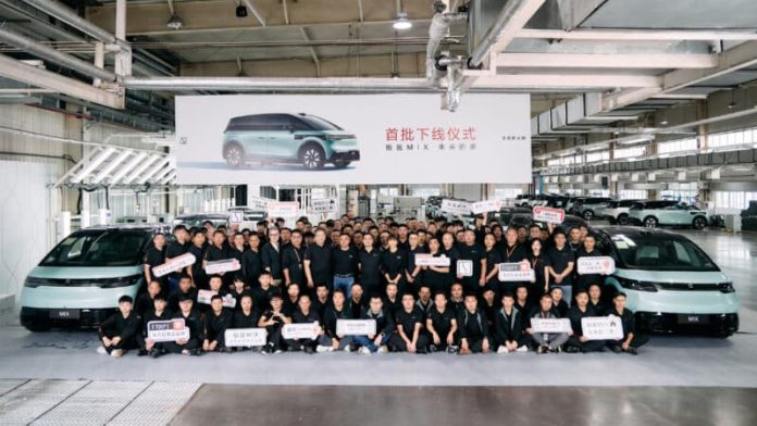 Zeekr begins mass production of the Mix electric minivan days before market launch