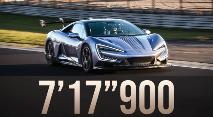 Yangwang U9 achieves 7:17.9 Nürburgring lap, achieving new benchmark for BYD
