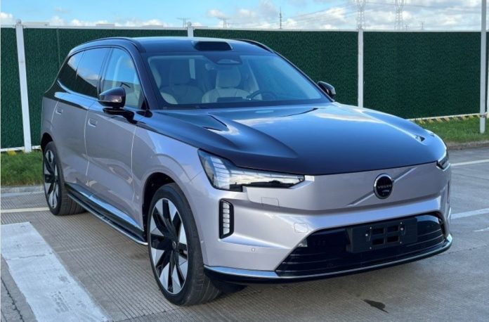 China-made Volvo EX90 electric SUV exposed to have 730 km range, official launch in 2025