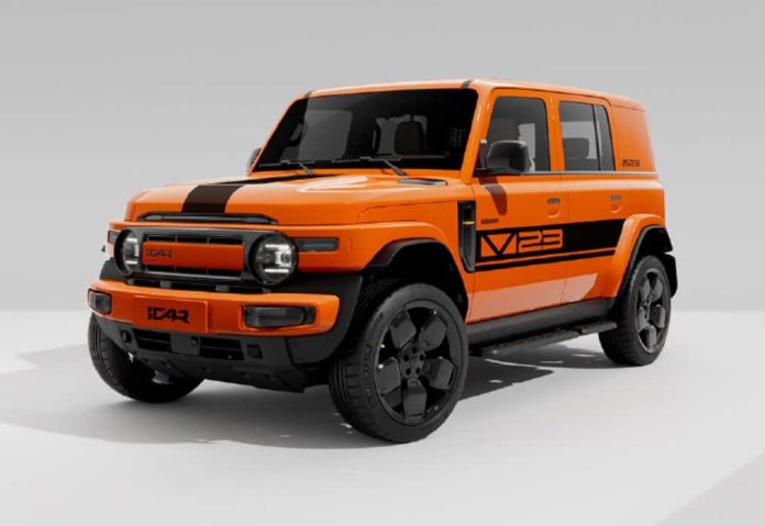 Chery iCar V23 electric SUV will enter market on December 16