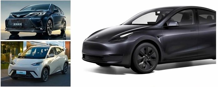 Top-selling Chinese SUV, MPV, sedan, and hatchback breakdown, November 2024