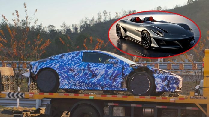 BYD’s Porsche 911 two-door sports car was seen in China for the first time