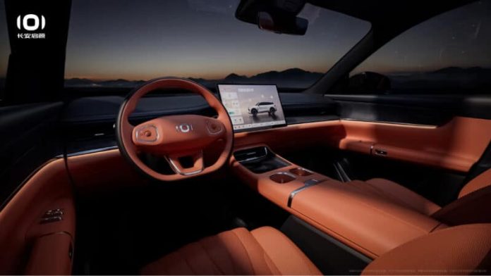 Changan Nevo C798 plug-in hybrid SUV revealed interior in China