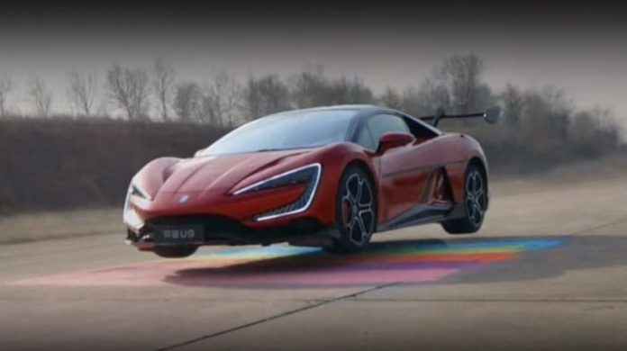 BYD’s Yangwang U9 jumps over road spikes while self-driving [video]