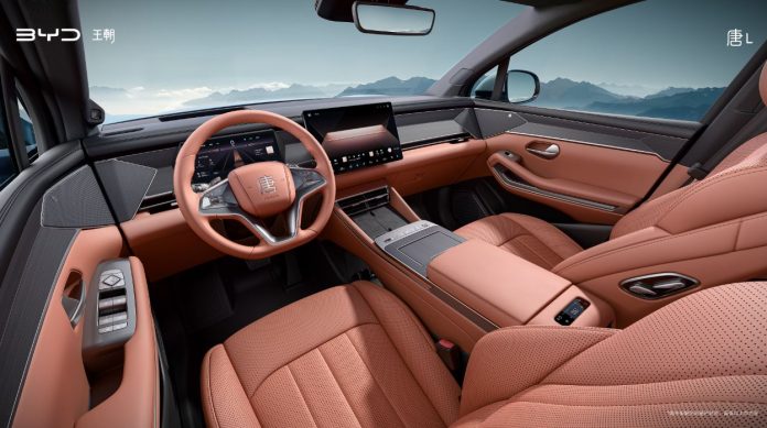 BYD Tang L & Han L official interior images unveiled