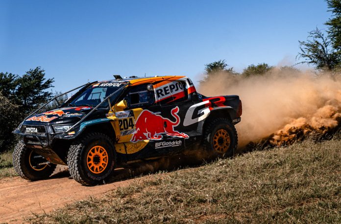 SASR 2025: Toyota Gazoo Racing leads Safari Rally with one stage remaining