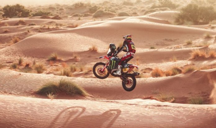 Rallye Du Maroc 2025: Schareina and Brabec deliver dominant one-two for Monster Energy Honda HRC on stage two