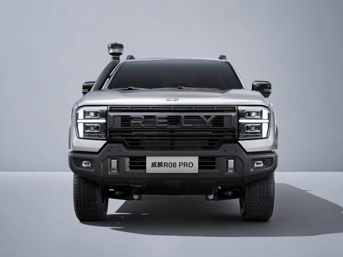 Chery Launches Rugged Rely R08 PRO Pickup with Snapdragon 8155 and Lifetime Warranty