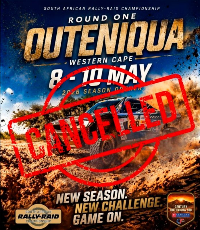 Century Property Developments / Century Racing Outeniqua 600 Postponed